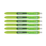 Paper Mate Inkjoy Gel Pen Lime Green, 0.5mm Fine Tip, Retractable Pack of 6  Paper Mate Gel Ink Pens