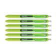 Paper Mate Inkjoy Gel Pen Lime Green, 0.5mm Fine Tip, Retractable Pack of 6  Paper Mate Gel Ink Pens