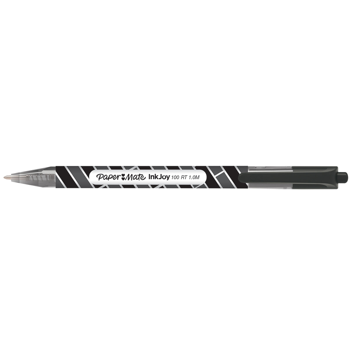 Paper Mate Inkjoy 100RT Retractable Black Ballpoint Pen, Medium 1.0mm  Paper Mate Ballpoint Pen