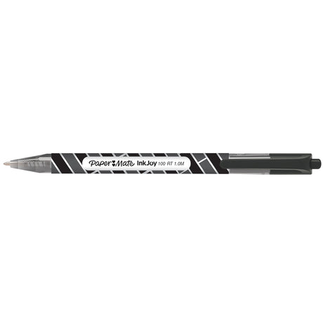 Paper Mate Inkjoy 100RT Retractable Black Ballpoint Pen, Medium 1.0mm  Paper Mate Ballpoint Pen