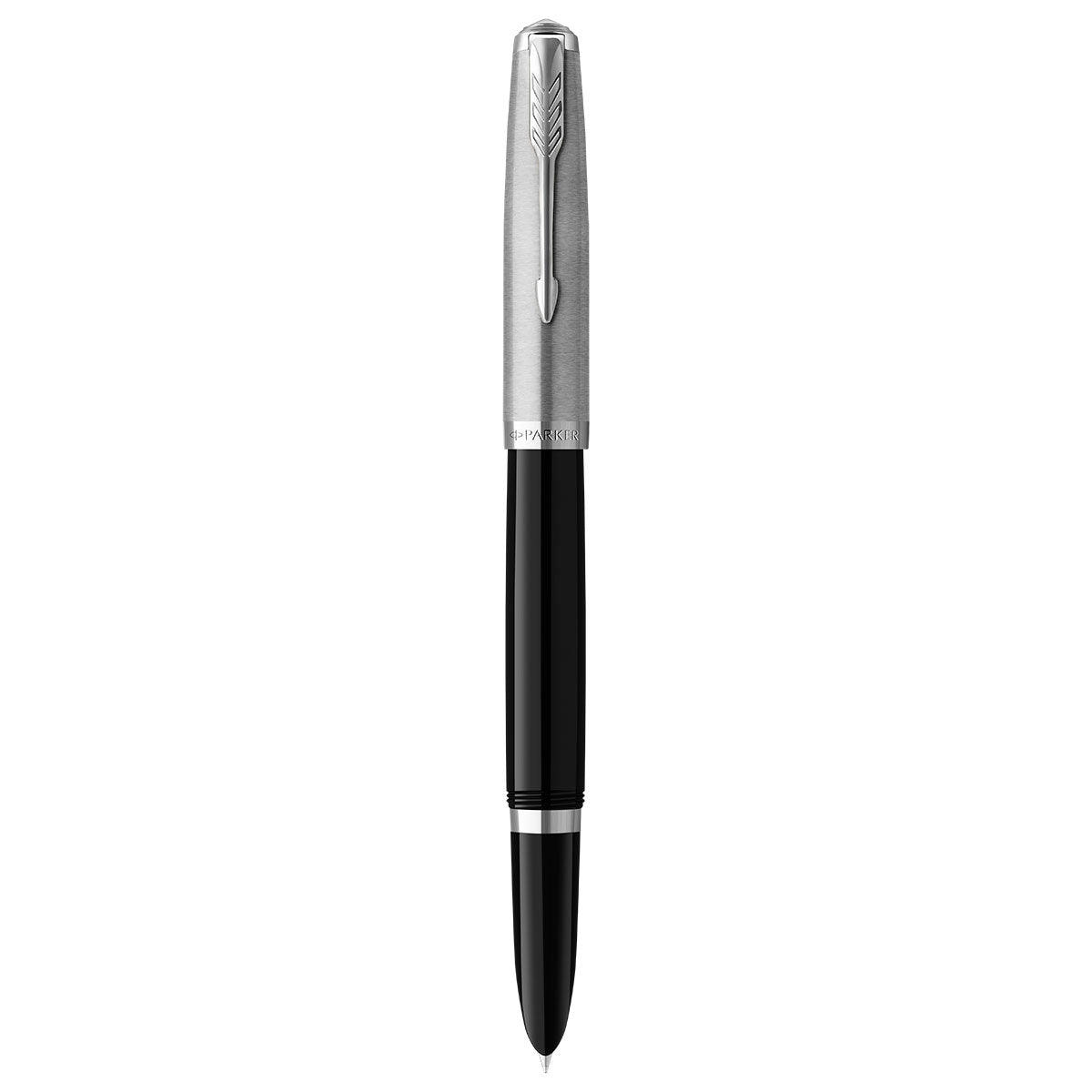 Parker 51 Black Chrome Fountain Pen Fine 2123491