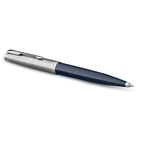 Parker 51 Midnight Blue Ballpoint Pen Chrome Cap 2123503 - PensAndPencils.Net