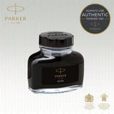 Parker Quink Black Fountain Pen Bottled Ink, 57 ml