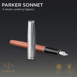 Parker Sonnet Essentials Orange Lacquer Fountain Pen Medium 2169229