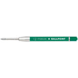Parker Green Ink Ballpoint Refills Pack of 2  Parker Gel Refills
