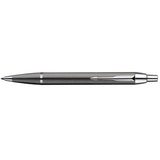 Parker IM Ballpoint Pen Gunmetal Chrome Trim, Blue Ink, Gift Boxed