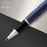 Parker IM Matte Blue CT Rollerball Pen Black Ink  Parker Rollerball Pen