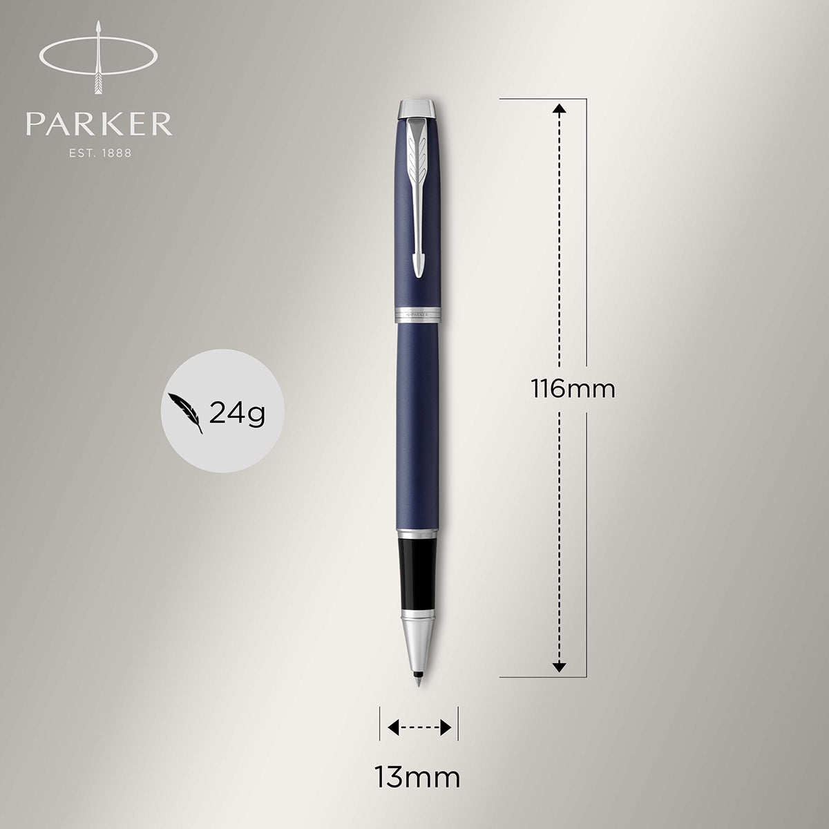 Parker IM Matte Blue CT Rollerball Pen Black Ink  Parker Rollerball Pen