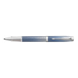 Parker IM Polar Blue Ice Rollerball Pen Black Ink - PensAndPencils.Net