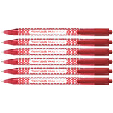 Papermate Inkjoy 100 Red Polka Dot Ballpoint Red Ink Retractable Pack of 6  Paper Mate Ballpoint Pen