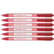 Papermate Inkjoy 100 Red Polka Dot Ballpoint Red Ink Retractable Pack of 6  Paper Mate Ballpoint Pen