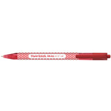 Papermate Inkjoy 100 Red Polka Dot Ballpoint Red Ink Retractable Pack of 6  Paper Mate Ballpoint Pen