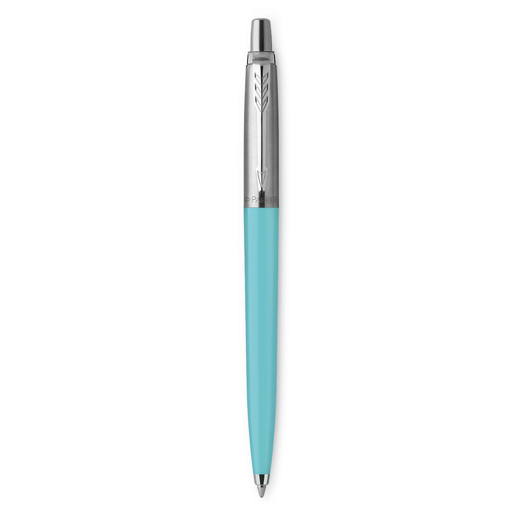 Parker Jotter Glam Rock Azure Blue Ballpoint Pen - Blue Ink  Parker Ballpoint Pen