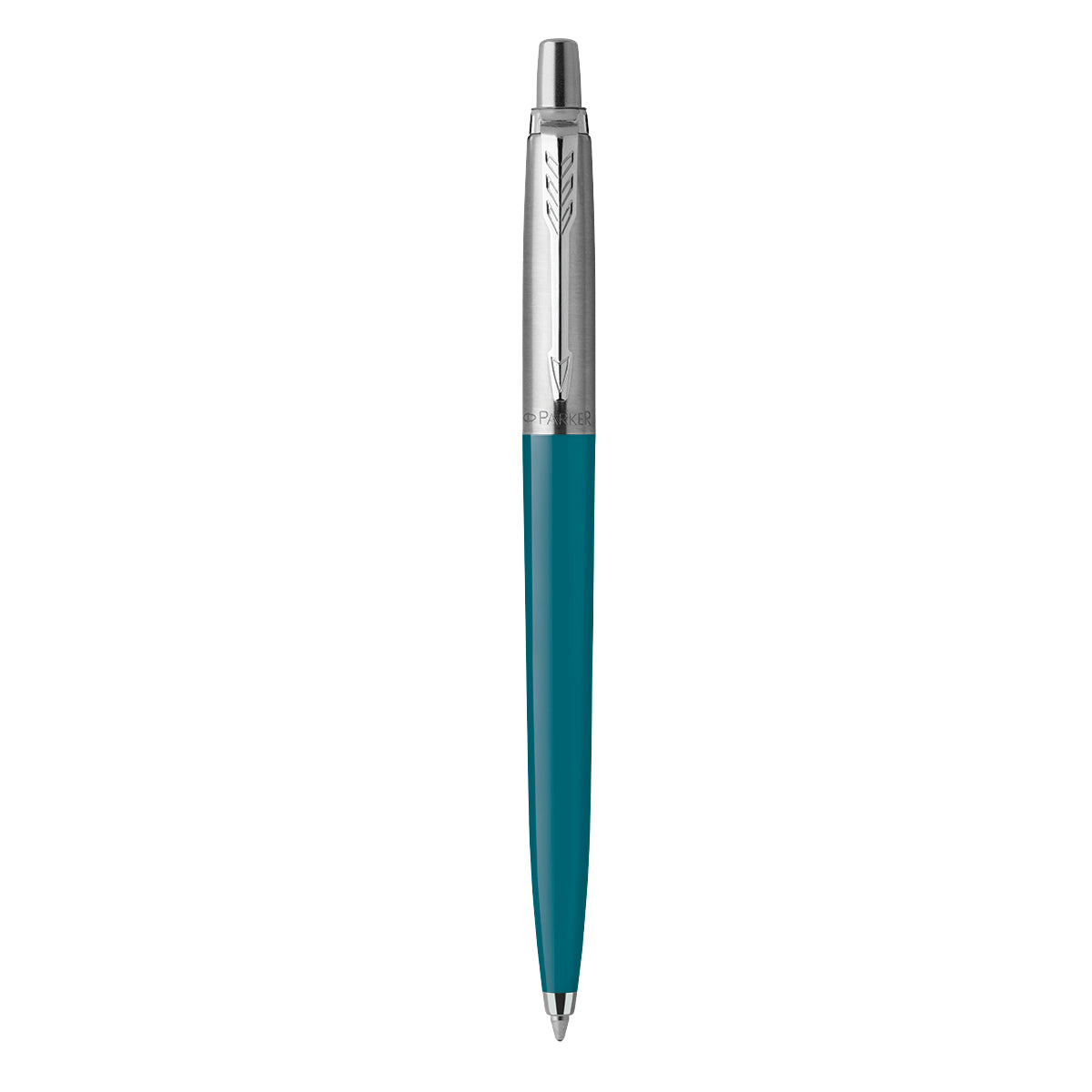 Parker Jotter Glam Rock Sunshine Yellow - Peacock Blue Ballpoint Pen - Blue Ink