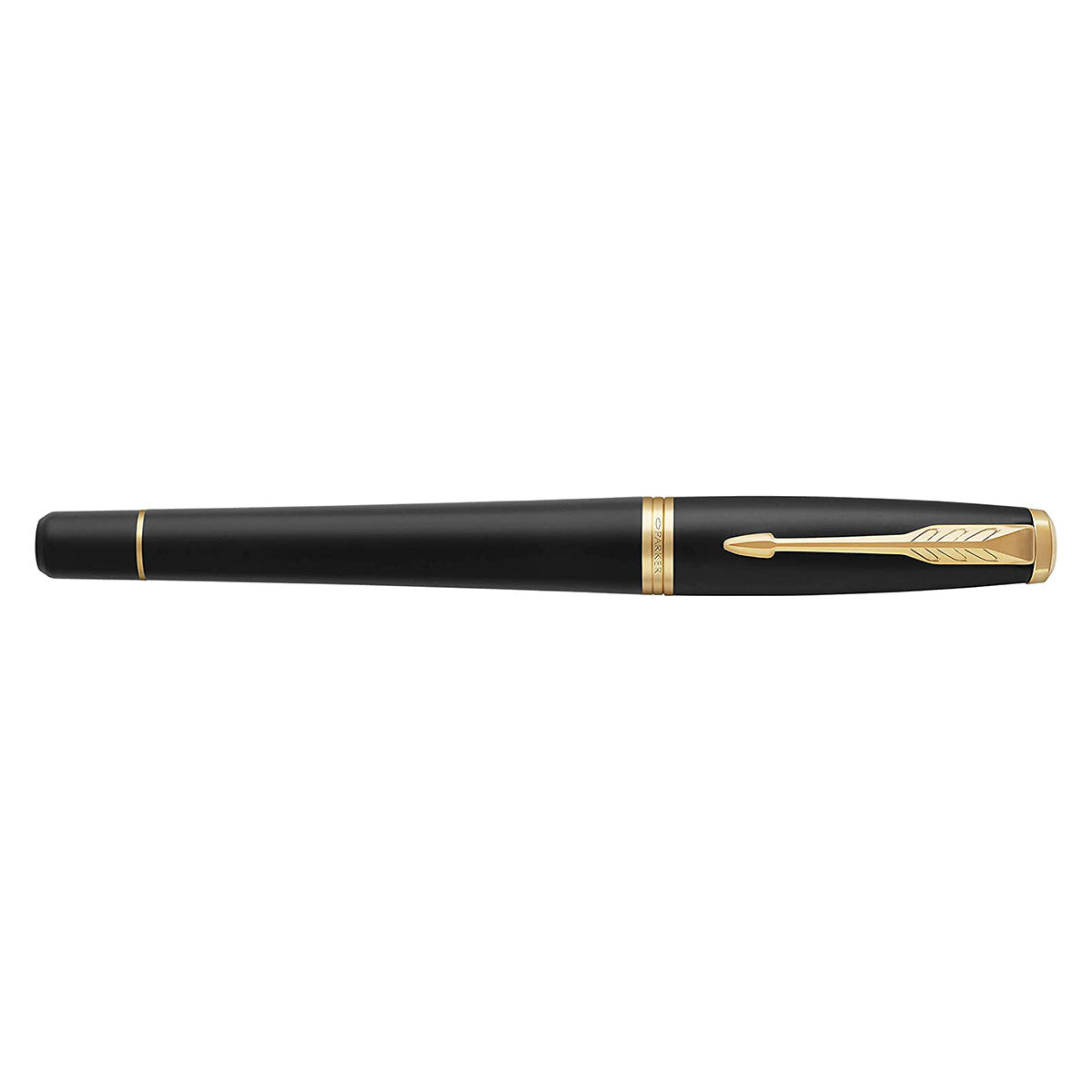 Parker Urban Matte Black Gold Trim Fountain Pen Fine  Parker Rollerball Pens