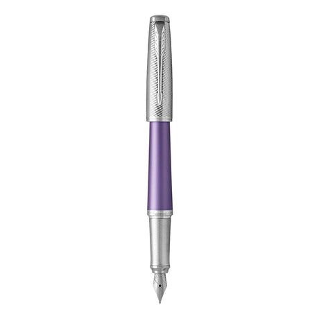 Parker Urban Premium Violet Fountain Pen Fine with 5 Washable Blue Cartridges  Parker Fountain Pens
