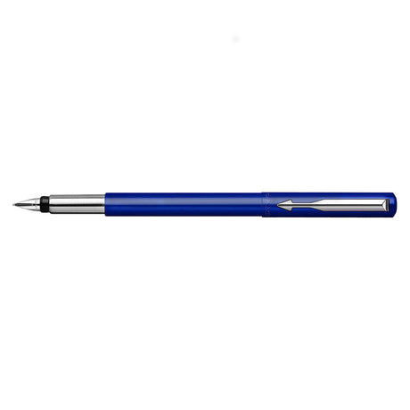 Parker Vector Blue Fountain Pen Fine Nib Refillable Made in France  Parker Fountain Pens