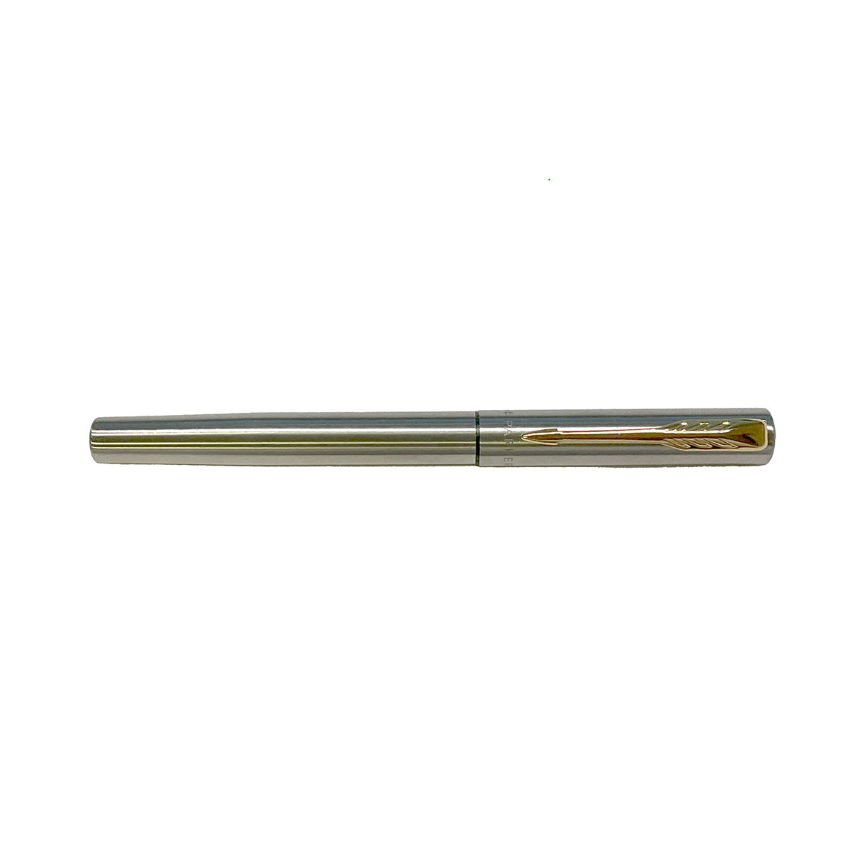 Parker Vector Xl Fountain Pen, Stainless Steel Gold Trim Fine +