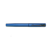 Parker Vector Xl Fountain Pen, Metallic Blue Chrome Trim Fine + Converter  Parker Fountain Pens