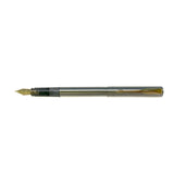 Parker Vector Xl Fountain Pen, Stainless Steel Gold Trim Fine + Converter  Parker Fountain Pens