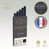 Parker Fountain Pen Refills Ink Cartridges Black 10 Count  Parker Fountain Pen Ink Cartridges