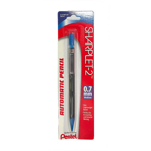 Pentel Sharplet 2 Automatic Pencil 0.7MM with Eraser On Top A127BP-K6