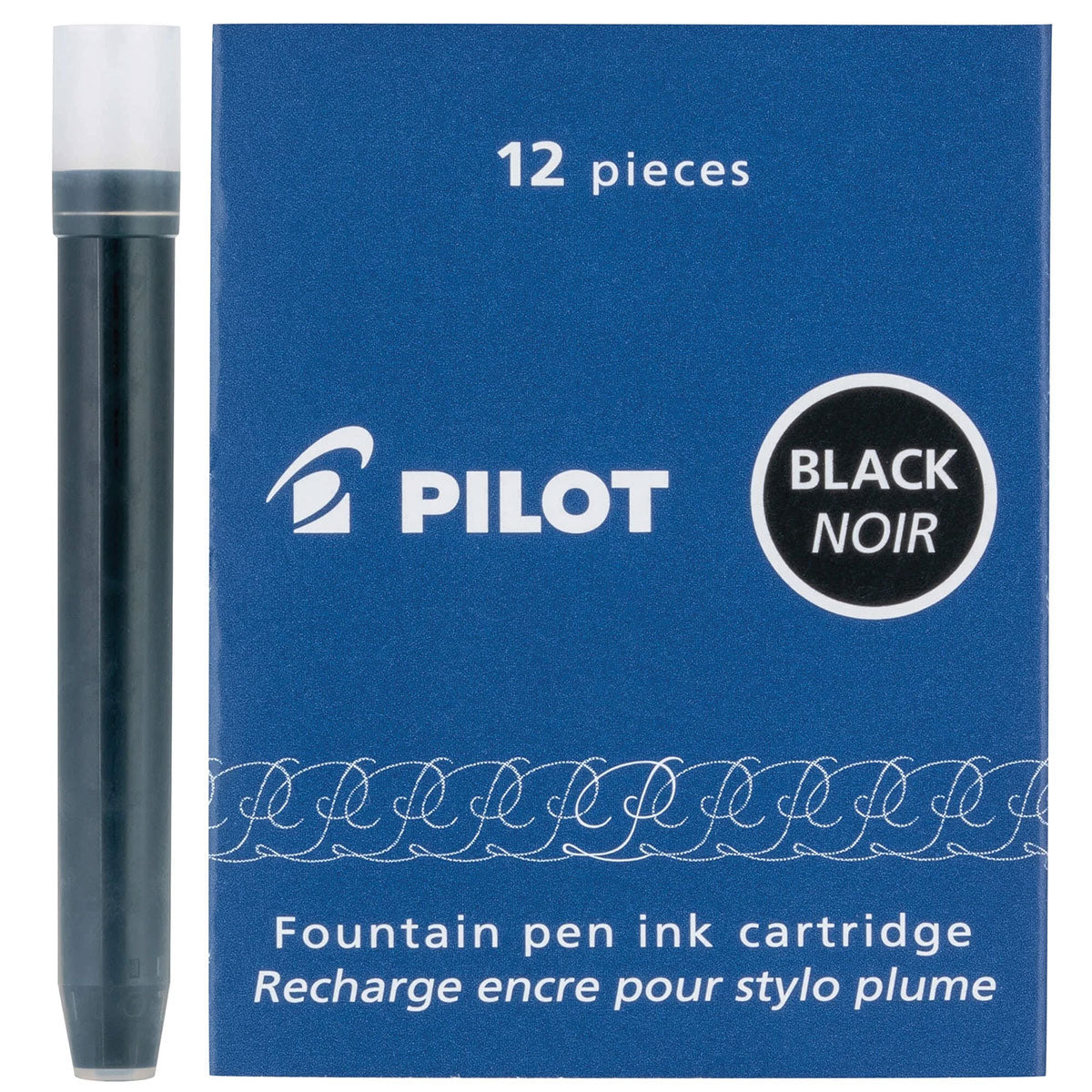 Pilot Fountain Pen Cartridges Black IC-50  6 Count