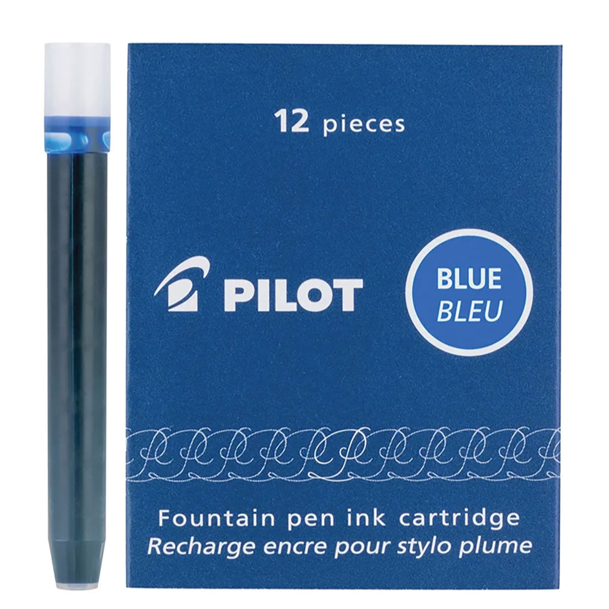 Pilot Fountain Pen Cartridges Blue IC-50  12 Count