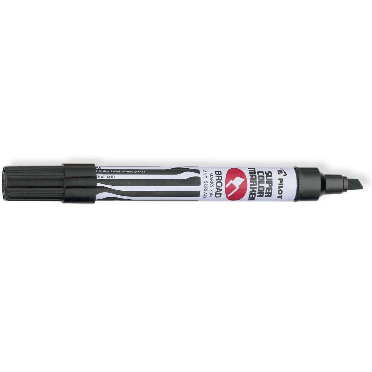 Pilot Super Color Black Ink Chisel Broad Marker  Pilot Paint Markers