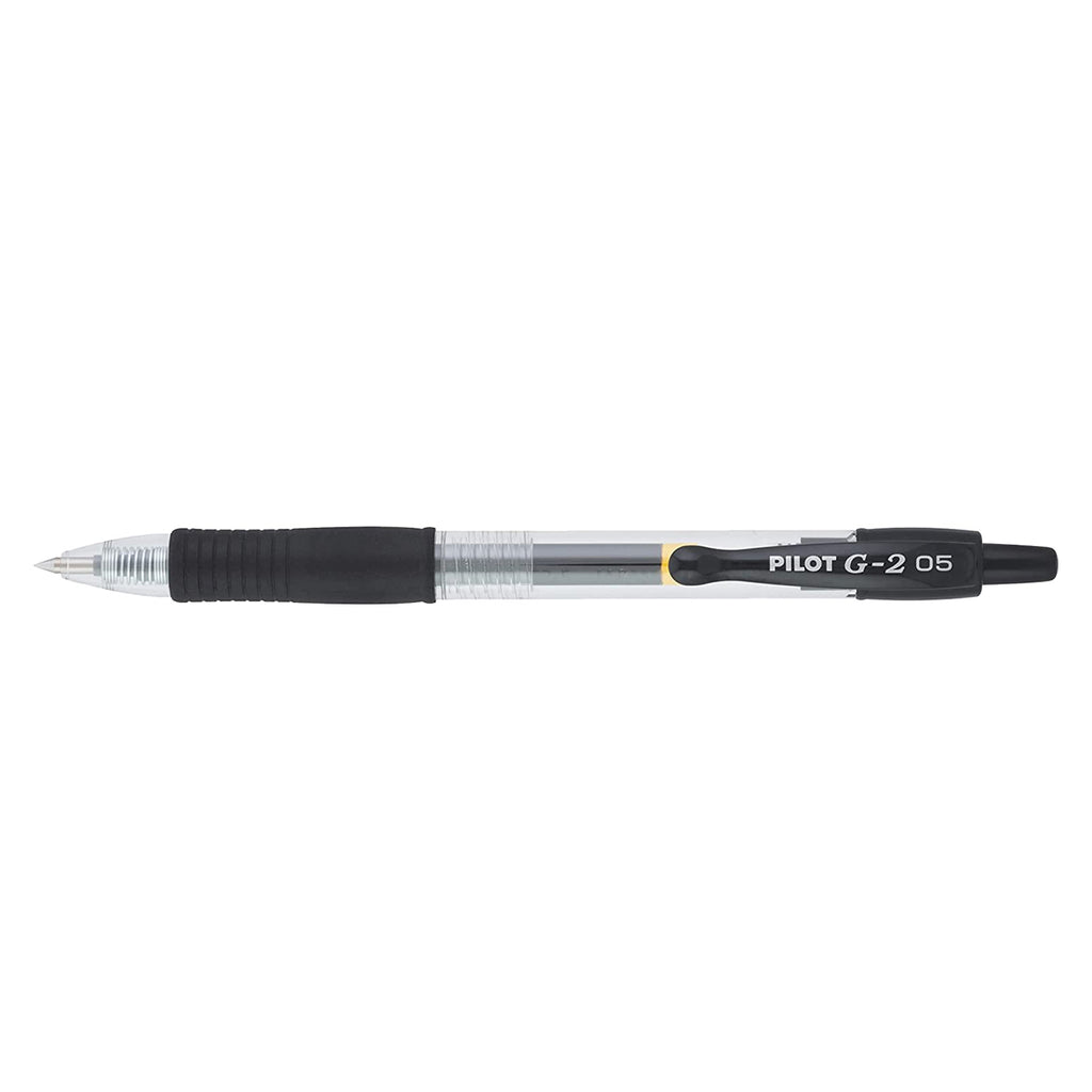 Pilot G2 05 Retractable Gel Ink Rollerball Pens, 0.5mm Extra Fine