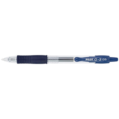 Pilot G2 05 Navy Extra Fine Gel Pen 0.5mm  Pilot Gel Ink Pens