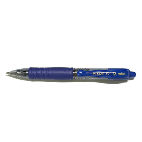 Pilot G2 Mini Blue Gel Pen Fine Point 0.7  Pilot Gel Ink Pens