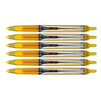 Pilot Precise V5 RT Yellow Pens Pack of 6  Pilot Rollerball Pens
