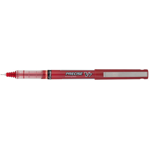 Pilot Precise V7 Red Rollerball Pen,| Red Ink | Fine | 35342