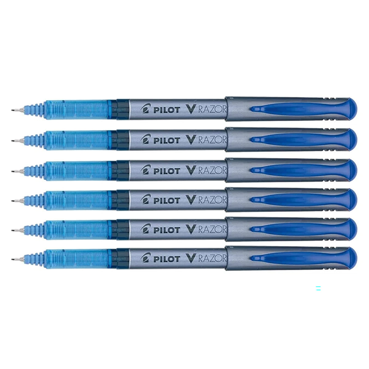 Pilot V Razor Point Pen Extra Fine Blue Ink Pack of 6