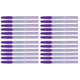 Paper Mate Inkjoy 100ST Purple Ballpoint Pen, Medium Pack of 24 |Purple Ink  Paper Mate Ballpoint Pen