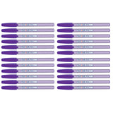 Paper Mate Inkjoy 100ST Purple Ballpoint Pen, Medium Pack of 24 |Purple Ink  Paper Mate Ballpoint Pen