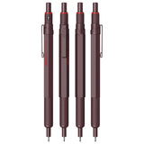 Rotring 600 Pencil 0.5mm Chocolate Truffle Knurled Grip 2204410