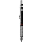 Rotring Tikky 3 in 1 Multi Pen Black and Red ink and 0.5mm Mechanical Pencil, Black Barrel 1904360  Rotring Multifunction Pens