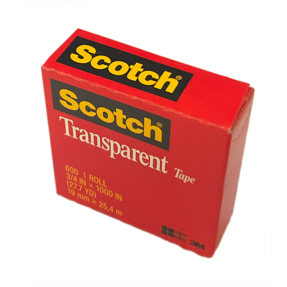 Scotch Transparent Tape 3/4 In x 1000 Inches