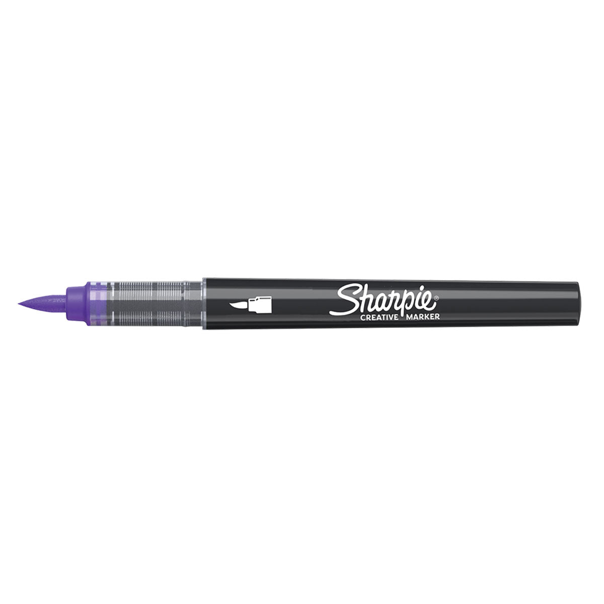 Sharpie Creative Marker Purple Water Based Acrylic Brush Tip  No Bleed