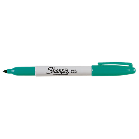 Sharpie Fine Point Aqua Permanent Marker, Sold Individually  Sharpie Markers