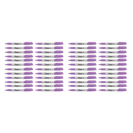Sharpie In Bulk Boysenberry Fine Point Permanent Marker Bulk Pack of 48  Sharpie Markers