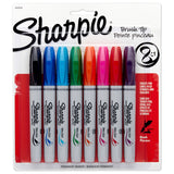 Sharpie Brush Tip Markers Set of 8  Sharpie Brush Tip Markers
