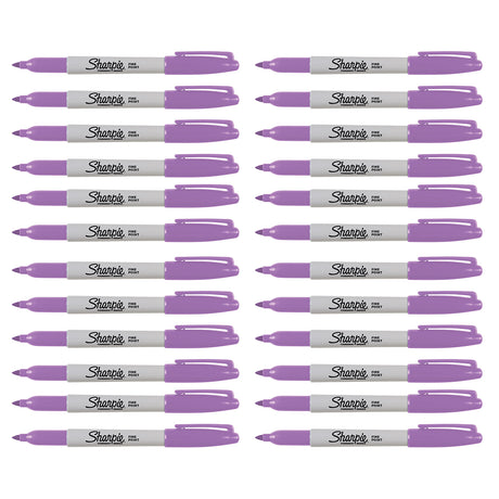 Sharpie In Bulk Boysenberry Fine Point Permanent Marker Bulk Pack Pack of 24  Sharpie Markers