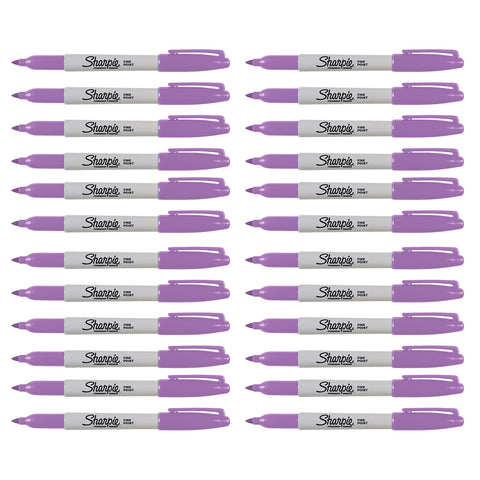 Sharpie In Bulk Boysenberry Fine Point Permanent Marker Bulk Pack Pack of 24