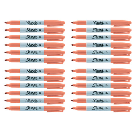 Sharpie In Bulk Cosmic Oron Orange, Fine Point Permanent Markers Pack of 24  Sharpie Markers
