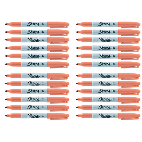 Sharpie In Bulk Cosmic Oron Orange, Fine Point Permanent Markers Pack of 24  Sharpie Markers