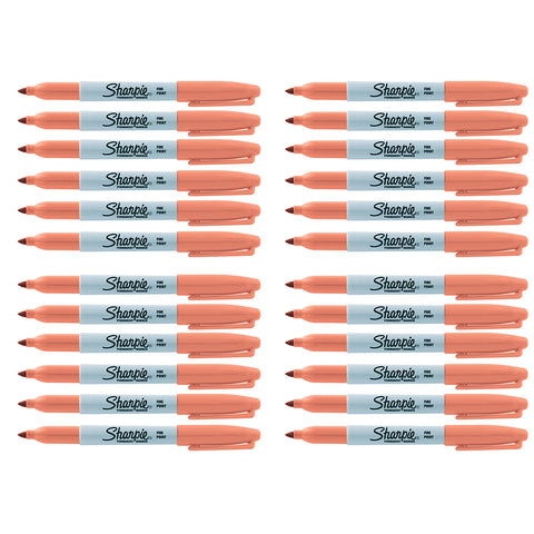 Sharpie Ultra Fine Orange Markers, Bulk Pack of 24