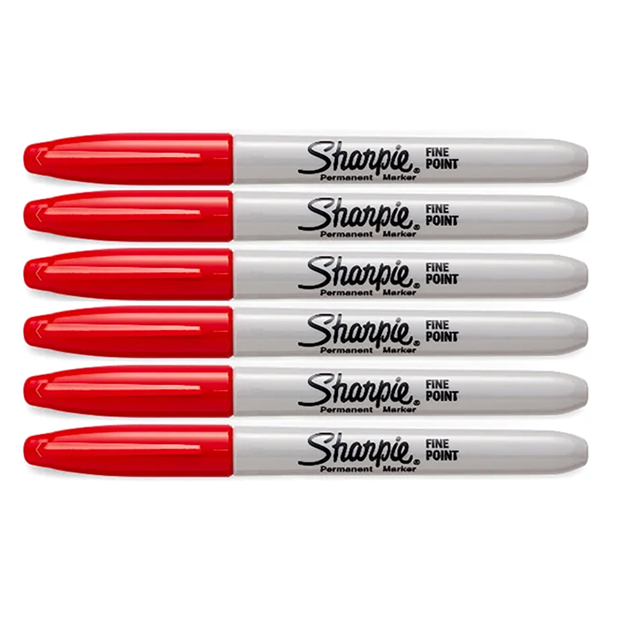 Sharpie Racey Red Limited Edition Color Burst Fine Permanent Marker Pack of 12